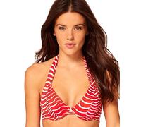 Freya Womens St Louis Underwire Halter Bikini Top Lipstick 30C