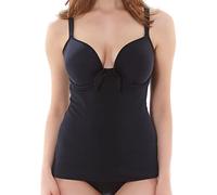 Freya Womens Deco Moulded Tankini Top - Black - Size 30FF