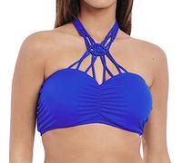 Freya Women's Standard Macramé Molded Bandeau Underwire Bikini Top
