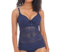 Freya Women's Standard Sundance Underwire Padded Tankini Top, Denim, 3 2FF US