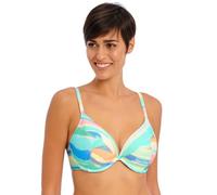 Freya Women's Summer Reef High Leg Bikini Brief in Blue | Size: 16 Freya Blue 16