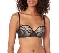 Freya Women's Tailored Underwire Strapless Bra, Black, 38B
