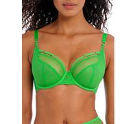 Freya Women's Temptress Underwire Plunge Bra, Opaque, Poison Green, 34DD