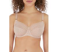 Freya Women's Viva Underwire Side Support Bra Full Coverage, Opaque, Lace Natural Beige, 30H US