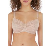 Freya Women's Viva Underwire Side Support Bra Full Coverage Lace Natural Beige 32JJ US