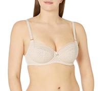 Freya Women's Underwire Bra Viva Side Support — Full Coverage Lace, Opaque, Natural Beige 34J US