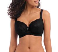 Freya Womens Fancies Underwired Balcony Bra - Black Nylon - Size 28H