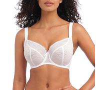 Freya Underwire Balcony Bra Fancies - K Cup, Lace, Non-Padded - White 30H US