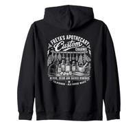 Freyas Apothecary Custom Charms Old Norse mystery Zip Hoodie
