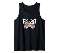 Freyja Butterfly - Personalized Cute Name Word Art Tank Top