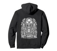 Freys Harvest Hall Grain Ale Golden Viking Fields Pullover Hoodie