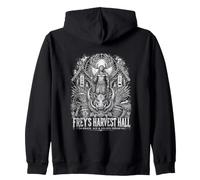 Freys Harvest Hall Grain Ale Golden Viking Fields Zip Hoodie