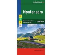 Freytag & Berndt Montenegro: Straßen- und Freizeitkarte, mit Infoguide, Top Tips (F&B Wegenkaarten)