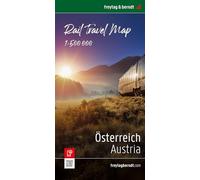 freytag & berndt Rail Travel Map Österreich 1:500.000: Eisenbahnkarte