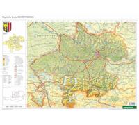 freytag & berndt Schulhandkarte Oberösterreich 1:400.000: Physische Karte: SHK OOE