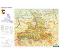 freytag & berndt Schulhandkarte Salzburg 1:400.000: Physische Karte: SHK S