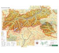 freytag & berndt Schulhandkarte Tirol 1:450.000: Physische Karte: SHK T