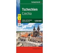 FREYTAG-BERNDT UND A - Czechia Road and Leisure Map 1 250000 - book - P245z
