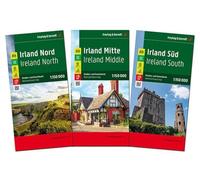 FREYTAG-BERNDT UND A - Ireland Road Map - 3 Map Set 1 150000 scale - M245z