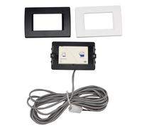 Frezon 36387 Wall Switch Replacement Kit Fit for The Tecma Series RV Toilet Silence Plus- 2 Button Wall Switch for RVs, Yachts, and Campers, Meeting The Stringent Needs of Outdoor and Sailing
