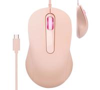 Frfik 150cm Wired mousess - 1000DPI Computer mousess, 10.9x6.5x3.8cm Type-C Wired Optical Mouses | ABS Ergonomic Silent Optical for Laptops, Tablets & Mobile Phones, Home & Office