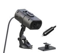 Frfik 2-in-1 Car Heater - ABS Truck Defroster, 12V Vehicle Heater | Heaters & Fan, Defrost and Anti-Fog Function, 360° Rotatable, Fast Heating for Car, Truck & RV, Ideal for Winter