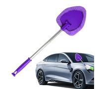 Frfik ABS Car Windshield Cleaner - 43cm Telescopic Car Window Cleaning Tool | Retractable Microfiber Duster, Auto Glass Cleaning Brush for Windshields