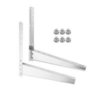Frfik Air Conditioner Holder | Air Conditioner Base, Robust Stainless Steel Adjustable Bracket for Wall Installation Apartment Bedroom Home