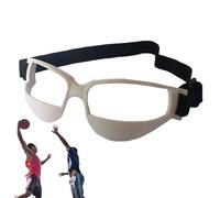 Frfik Basketballbrille Sport Dribble - Dribble Specs Brille | Brille Schwarze Sportbrille | Trainingshilfe Für Ballkontrolle Im -Training Elastisch, Schlicht Ideal Für Basketball