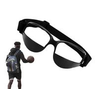 Frfik Basketballbrille Sport Dribble - Dribble Specs Brille | Brille Schwarze Sportbrille | Trainingshilfe Für Ballkontrolle Im -Training Elastisch, Schlicht Ideal Für Basketball