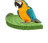 Frfik Bird Perches for Cage,Plant Design Resin Playground | Bird Perches for Cockatiels - for Parakeet Conure Canary Claw Care Beak Grinding Foraging Chewing