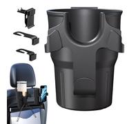 Frfik Car Cup Holder For Back Seat Of Car - Car Headrest Backseat Cup Holder,Large Capacity Bottle Rack With Hooks Multifunctional For Truck Auto Interior Backseat Accessories