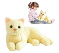 Frfik Cat Stuffed Animals, Realistic Cat Stuffed Animal, Animals for Girls, Realistic Animal for Home Office Festival Decor, Kids Gift