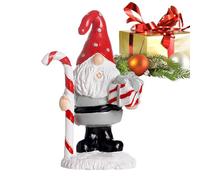 Frfik Christmas Gnome Decorations, Cute Resin Collectible - Santa Claus Sculpture Centerpiece Table for Kitchen, Office, Party, Living Room, Bedroom, Cabinet, Library, Home, Winter, New