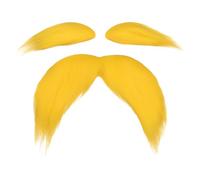 Frfik Costume Mustache - Self-Adhesive Cosplay Props | Realistic Role Play Mustache Costume,for Adults Men Women Photoshoot Party Carnival Easter Christmas Theater Stage