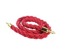 Frfik Crowd Control Rope, 1.5m Twisted Rope For Holiday Safety, Lines For Carpet Poles For Security Staff Restaurant Museum Bank Waiting Areas