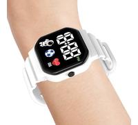 Frfik Digital Watches - Silicone Bracelet | Wasserdicht Big Face Sport | Kinderfreundliche Uhr Mit Großem Display, Digitaler Anzeige Und Silikonarmband, Ideal Für Joggen, Wandern Und Den Alltag