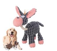 Frfik Dog Squeaky Toys - Plush Chew Toys for Dogs, Interactive Stuffed Animals for Aggressive Chewers - Teeth Cleaning Toy for Small, Medium & Large Dogs - 33 X 13cm
