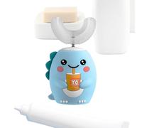 Frfik Kids U Shape Electric Toothbrush | Rechargeable 360-Degree Cleaning | Automatic Massage Toothbrush | for Children Boys Travel Dormitory Camping Airport Outdoor Hotel Bathroom