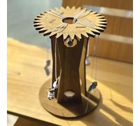 Frfik Kumihimo Marudai Disk | Round Thread Weaving Disk | Wooden Rope Weaving Stand | Rope Cord Crafts & Knitted Wire Braid Device | Portable Bracelets Braided Weaving Board