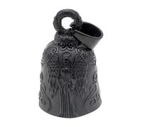 Frfik Motorcycle Belļ - Guardians Belļ, Titanium Steel Motorcycle Bell, Motorčycle Biker Luck Riding Spirit Béll - Gremlin Béll Angel Guardians Bełl Hanger for Men & Women