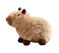 Frfik Plush Dog Toy - Enrichment Capybara with Squeaks & Crinkled Sounds | Squeaky Pet Toys | for Dogs Bite Sizes Puppies Cleaning by