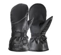 Frfik PU Heated Gloves - 2600mAh Electric Gloves, Men’s Winter Glove | USB Rechargeable, Windproof & Waterproof, Warm Finger Heating Glove for Skiing, Motorcycling & Outdoor Activities