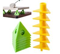 Frfik Pyramids for Painting, 6 Pieces Woodworking Stand, Pyramid Stands for Artists, Drying Craft Home Painting Spray Casting Wood Finish Furniture Doors