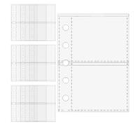 Frfik Sheet Protectors, M5 5-Ring Binder Card Sleeves | Clear Document Sleeves for Professionals Travelers Artists Teachers Project Managers Administrative Staff Students School Office Cards