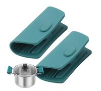 Frfik Silicone Handle for Cast Iron Skillet - 1 Pair Cast Iron Pan Handle Covers | Kitchen Accessories for Microwave Grill Oven Work Counter Griddle Dutch Frying Coffee Saucepan