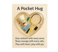 Frfik Sports Theme Hug,Pocket Motivational Keepsake | Portable Mood Cards | For Players Athletes Team Managers Amateur Collectors in Matches Workouts