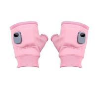 Frfik USB Rechargeable Heated Fingerless Gloves - Winter Warm Mittens With Thermostatic Heating, Waterproof Fabric For Travel, Office, Outdoor Use, Motorcycle Riding, Delivery, Hiking & Snowboarding