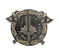 Frfik Wooden Wandation Sign for Wandation - ative Scandinavian Art Sign for Men - Aesthetic Panel, Medieval for Hotel, Bar, Club, Farmhouse, Apartment, Living Room