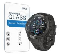 Frgnie Screen Protector Compatible with Garmin Instinct Crossover AMOLED (Pack of 3) Smartwatch HD Anti-Scratch Glass Screen Protector